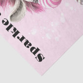 Decoupage Whimsical Zebra White & Funkelnd Zuni Seidenpapier (Detail)