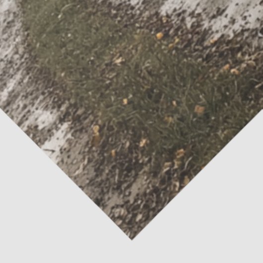 Decoupage Whispering Woods Cabin Mountains Seidenpapier (Ausschnitt)