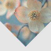 Decoupage White Dogwood Tree Blume Seidenpapier (Detail)