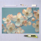 Decoupage White Dogwood Tree Blume Seidenpapier (Handwerk)