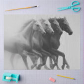 Decoupage Wild Horses Running Western Charm Seidenpapier (Basteln)