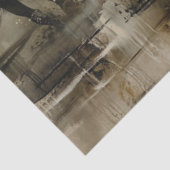 Decoupage Wild Painterly Horses Running  Seidenpapier (Ausschnitt)