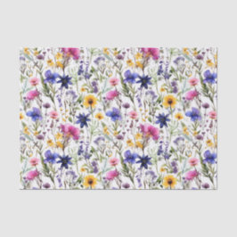 Decoupage Wildblumen Seidenpapier