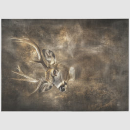 Decoupage Wildlife Deer Portrait Seidenpapier