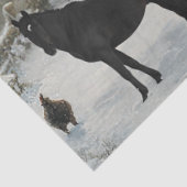 Decoupage Winter Barnyard Christmas At Debbie's  Seidenpapier (Ausschnitt)