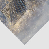 Decoupage Winter Dampfzug Motor Weihnachten Seidenpapier (Ausschnitt)