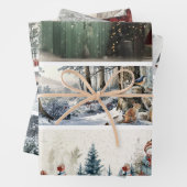 Decoupage Winter Sägeblatt Set 26x6 Geschenkpapier Set (Beispiel)