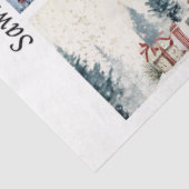 Decoupage Winter Sägeblatt-Set 26x6  Seidenpapier (Ausschnitt)