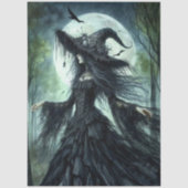 Decoupage Witchy Woman Moonlight Lace Seidenpapier (Vorderseite)