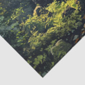 Decoupage Wooden Covered Bridge Seidenpapier (Ausschnitt)