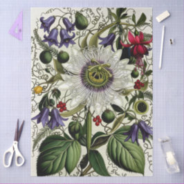 Decoupage Woodland Illustration Seidenpapier