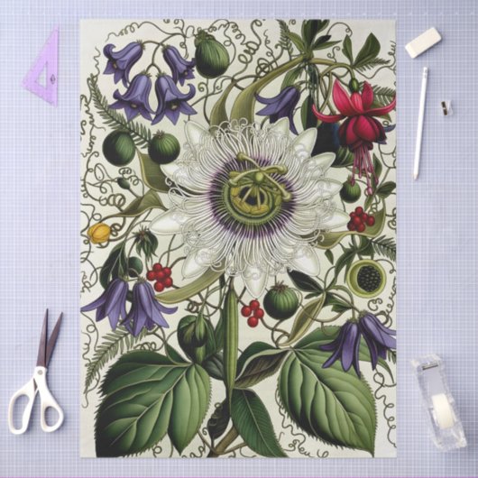 Decoupage Woodland Illustration Seidenpapier (Basteln)