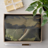 Decoupage Woodland Moth Illustration Seidenpapier (Geschenk)