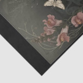 Decoupage Woodland Moth Illustration Seidenpapier (Detail)