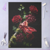 Decoupage Woodland Moth Illustration Seidenpapier (Basteln)