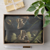 Decoupage Woodland Moth Illustration Seidenpapier (Geschenk)