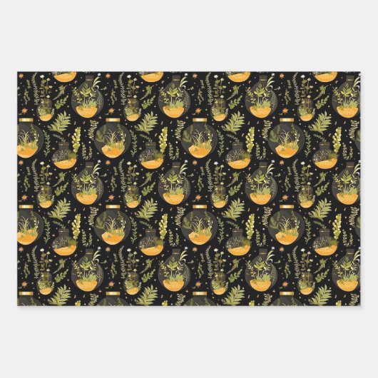 Decoupage Wrapping Paper Flat Sheet Set 3 Geschenkpapier Set (Vorderseite 3)