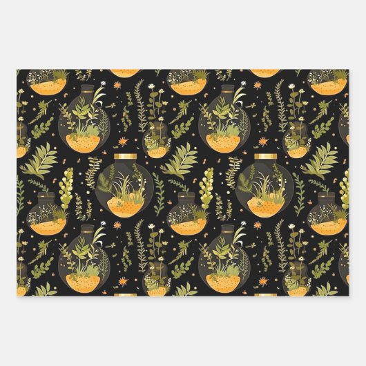 Decoupage Wrapping Paper Flat Sheet Set 3 Geschenkpapier Set (Vorderseite 2)