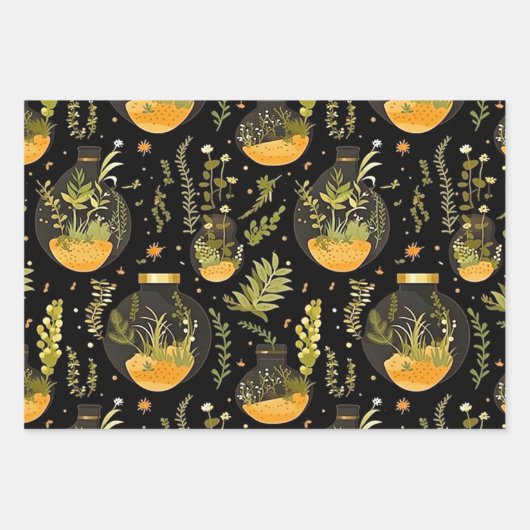 Decoupage Wrapping Paper Flat Sheet Set 3 Geschenkpapier Set (Vorderseite)