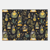 Decoupage Wrapping Paper Terrariums Set 3 Geschenkpapier Set (Vorderseite)