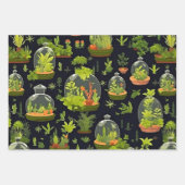 Decoupage Wrapping Paper Terrariums Set 3 Geschenkpapier Set (Vorderseite)