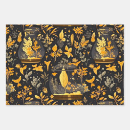 Decoupage Wrapping Paper Terrariums Set 3 Geschenkpapier Set