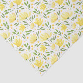 Decoupage Yellow Floral Watercolor Geburtstag Seidenpapier (Ausschnitt)