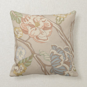 Decrative Organza-Chintz-Blumenmuster Kissen
