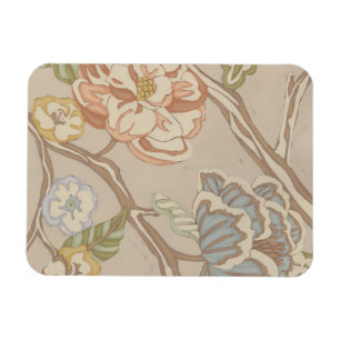Decrative Organza-Chintz-Blumenmuster Magnet