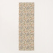 Decrative Organza-Chintz-Blumenmuster Yogamatte (Rückseite)