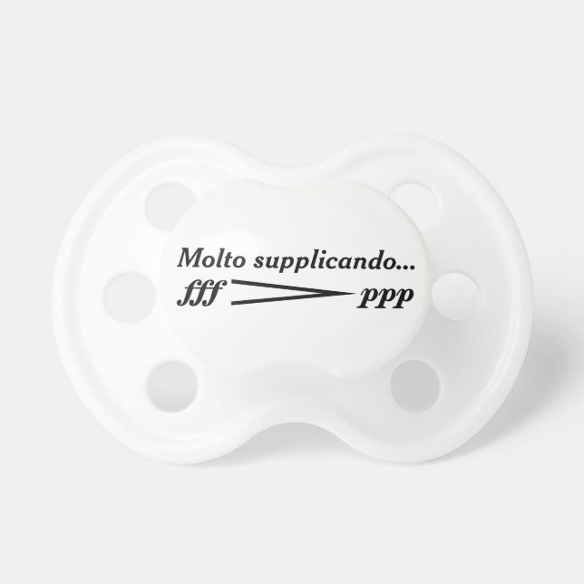 Decrescendobetrug molto supplicando schnuller (Vorne)