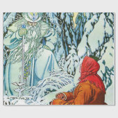 "Ded Moroz" oder "Father Frost" von Ivan Bilibin Geschenkpapier (Flach)