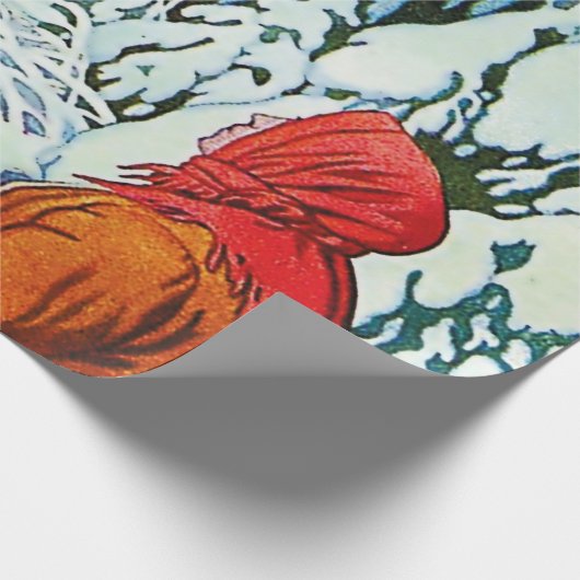 "Ded Moroz" oder "Father Frost" von Ivan Bilibin Geschenkpapier (Ecke)