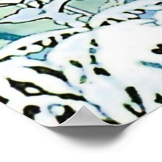 “Ded Moroz” or “Father Frost” by Ivan Bilibin Poster (Ecke)