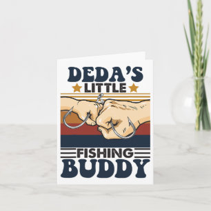 Dedas kleiner Fishing Buddy Funny Fishing Partner Karte