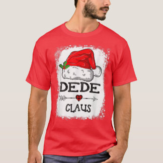 Dede Claus Christmas Light Pajama Familie Matching T-Shirt