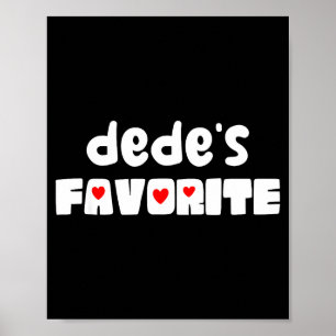 Dedes Lieblingsenkelkind lustiger Muttertag  Poster