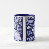 Dedham Blue Rabbit, Classic Blue & White Design Tasse (Zentrum)