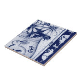 Dedham Blue White Rabbit Bunny Mural Tile # 8 Fliese (Seite)