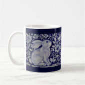 Dedham Blue & White Rabbit Keramik Tile Coffee Tas Kaffeetasse (Links)