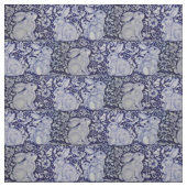 Dedham Blue & White Rabbit Keramik Tile Stoff Art (Muster)