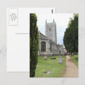 Dedham Church Postkarte (Vorne/Hinten)