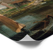 Dedham Lock and Mill, 1820 Poster (Ecke)