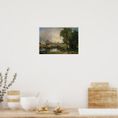 Dedham Lock and Mill, 1820 Poster (Küche)