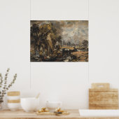 Dedham Lock - John Constable Poster (Küche)