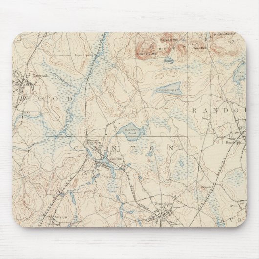 Dedham, Massachusetts Mousepad (Vorne)