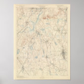 Dedham, Massachusetts Poster (Vorne)