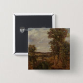 Dedham Vale, 1802 (Öl auf Leinwand) Button (Vorne & Hinten)