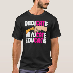 Dedicate Fürsprecher Bilden Tierrettung Katzenrett T-Shirt