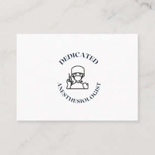 DEDICATED ANESTHESIOLOGIST VISITENKARTE